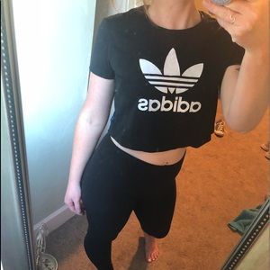 Adidas crop top